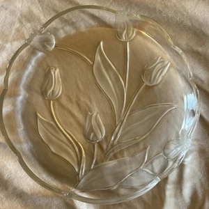Tulipe Collection 12" feine Kristallplatte von Studio Crystal Made in Germany - Bild 1 von 17