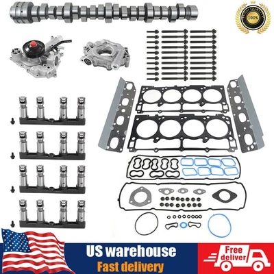 For Dodge Ram 1500 5.7 hemi engine MDS lifters Kit water pump oil pump 2009-2019 Foto 1 de 4