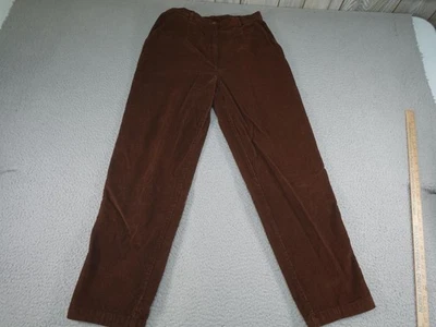 Vintage LL Bean Corduroy Pants Womens 12 Brown Preppy Hipster Prep 90s 30x28 - Image 1 of 4