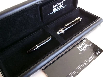 Pluma Estilográfica Montblanc Meisterstuck Classique 144 Negra GT 14K EF Nueva en Caja Foto 1 de 4
