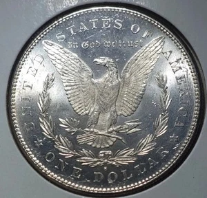 1878-s Morgan Silver Dollar Brilliant Uncirculated Cameo With Mirrors - Picture 1 of 4