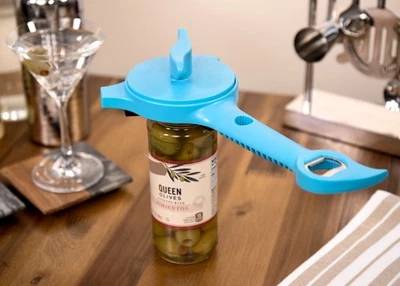 Kuhn Rikon Strain Free Gripper Opener for Jars and Bottles Color Blind