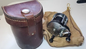 Horrocks-Ibbotson No.1230 Vintage Casting Reel w/ Original Pouch & Case No.2 - Picture 1 of 10