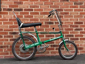 1970 Raleigh Chopper W Gear Stick (Green) Bicycle POSTER 24 X 36 INCH WALL ART! - Picture 1 of 2