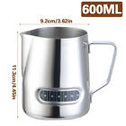 Coffee Milk Frothing Jug Frother Latte Container Metal Pitcher with Thermometer