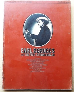 1968 1st ed EARL SCRUGGS AND THE FIVE STRING BANJO 32 song songbook TAB DOTS VGC - Picture 1 of 3