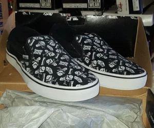 VANS  TNT III - Skate Rock - Slip Ons Skateboard Shoes -UK 10 / USA 11 - RARE. - Picture 1 of 8