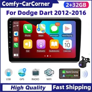 32GB Car Radio Stereo Andriod 13 Carplay GPS Navi Wifi For Dodge Dart 2012-2016 - Bild 1 von 18