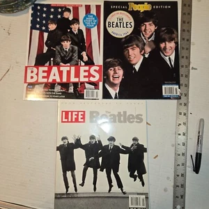 Magazine Beatles Lot of 3 John Lennon George Harrison Paul McCartney Ringo - Picture 1 of 4