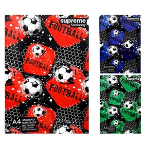 Cuaderno tapa dura A4 160 páginas diseño fino y margen fútbol portada cuaderno - Imagen 1 de 12