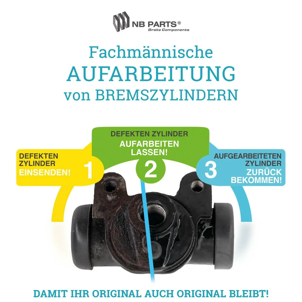 Traitement Cylindres de Frein Roue 31,7mm Mercedes-Benz L1500 A Armée Allemande - Photo 1/4