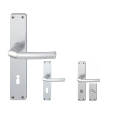 Hoppe Türdrücker Drückergarnitur Birmingham BB PZ WC Alu F1 Türgriff Klinke Tür