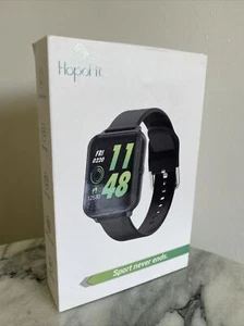 Reloj inteligente Hopofit rastreador de ejercicios, negro - Imagen 1 de 3