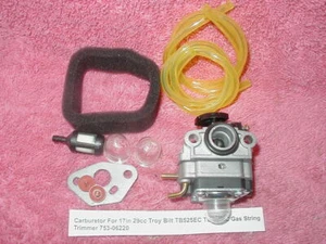 Carburetor For Troy-Bilt TB146EC (21AK146G766) Tiller (2013) Engine  753-06258A - Picture 1 of 8