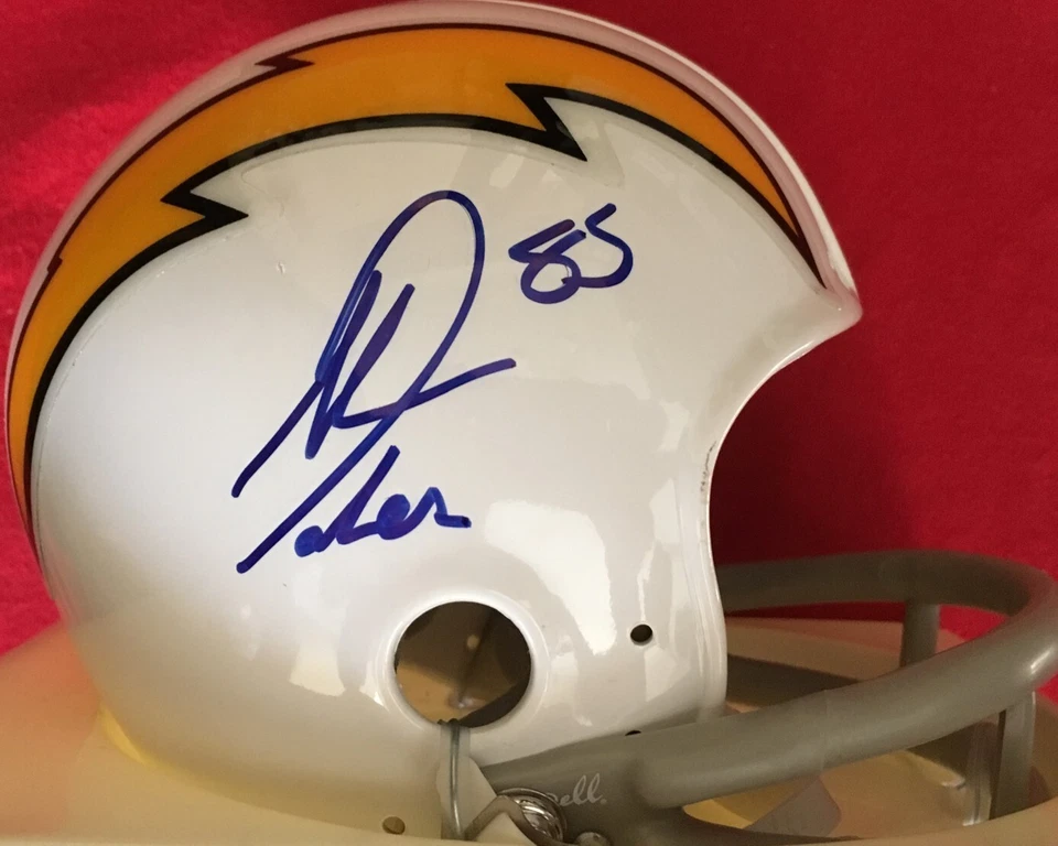 Antonio Gates Autografiado Firmado Autógrafo Auto Cargadores Retro Mini Casco (JSA) Foto 1 de 1
