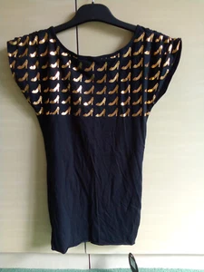 Black and Gold Ladies Top - unworn - Picture 1 of 22