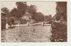 Alte Postkarte Sonning on Themse Lock verschickt Aug 1938 - Bild 1 von 1