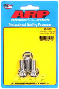 Arp 430-6801 SB & bbc Chevy SS lower pulley bolt kit - Foto 1 di 1