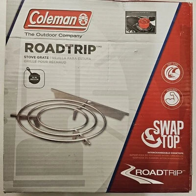 Coleman Roadtrip Swap Top Stove Grate, Chrome Plated Steel NEW - Image 1 of 4