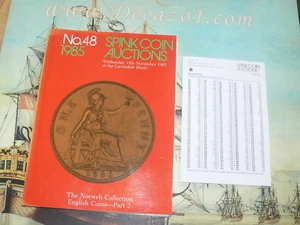 Spink Auction, London 048 1985-11 Norweb Collection English Coins- Part 2. + RP - Picture 1 of 1