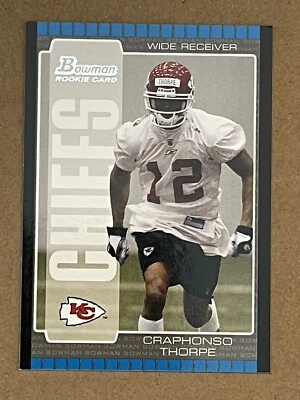 2005 BOWMAN - CRAPHONSO THORPE CHIEFS ROOKIE #153 - Image 1 of 2