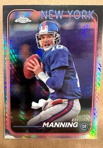 2024 Topps cromo - Eli Manning (Gigantes de Nueva York) refractor de prisma #138 - Imagen 1 de 2