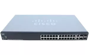 Switch gestito Cisco SG350X-24-K9 4x 10G 24x1000 porte Gigabit piccole imprese - Foto 1 di 3