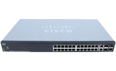 Cisco SG350X-24-K9 4x 10G 24x 1000 ports Gigabit Small Business managed switch - Image 1 of 3