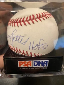 Bruce Sutter HOF Autographed Baseball PSA 9 - Picture 1 of 7