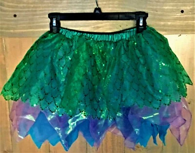 迪士尼商店小美人鱼公主亮片花瓣裙蓬蓬裙尺寸 7 8 全新无标签 — 第 1/3 张图片