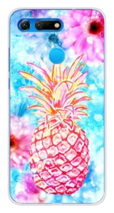 Coque en silicone imprimée compatible Huawei Honor View 20 Ananas - Picture 1 of 3