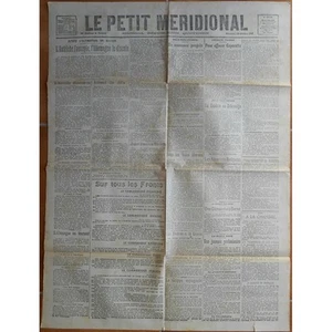 Le PETIT MÉRIDIONAL Espalion Cette Celleneuve Autriche et l'Ultimatum 30 Oct.191 - Picture 1 of 1