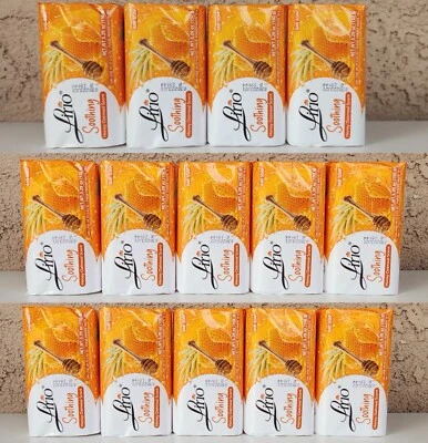 14 pcs LIRIO SOOTHING HONEY OATMEAL SCENT BATH SOAP 150G MADE IN MEXICO