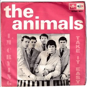THE ANIMALS-I'M CRYING/TAKE IT EASY-ORIGINAL ITALIAN 7" 45rpm 1964-UNIQUE COVER - Picture 1 of 4
