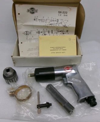 SUNEX 1/2" PLANETARY GEAR DRILL MODEL: SX-222 #390E - Imagem 1 de 4