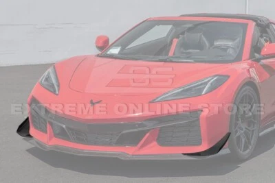 Z07 Performance Package CARBON FIBER Front Apron Canards 23-Up Corvette C8 Z06 - Image 1 of 4