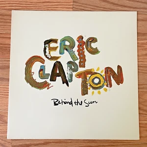 Eric Clapton - Behind The Sun - 1985 - Vintage Black Vinyl LP - Pre-Owned - Picture 1 of 9