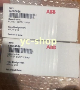 Nueva placa de fuente de alimentación ABB APOW-01C serie 800 envío rápido FedEx o DHL - Imagen 1 de 2