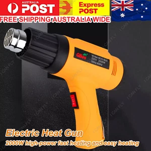2000W Adjustable Electric Heat Gun Temperature Hot Air Heating Tool DF - Picture 1 of 10