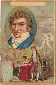 Chromo Embossed Science Disseminators Cuvier 1st Series N6 - Picture 1 of 1