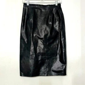 Falda de Cuero Bettina Lápiz De Colección Guijarro Piel de Serpiente 10 Grunge Rock Motociclista EE. UU. - Imagen 1 de 10