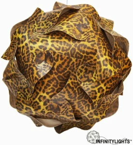 Infinity Lights Puzzle ~ LEOPARD ~ MEDIUM 13" size ~30 Piece kit~ - Picture 1 of 4