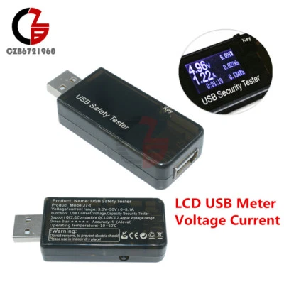 USB Tester Power off Protection Charger Voltage Current Meter Battery Detector - Image 1 of 4