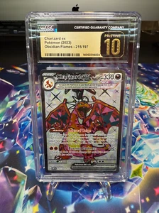 Charizard ex Obsidian Flames 215/197 CGC PRISTINE 10 - Picture 1 of 2