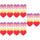  200 Pcs Love Card Paper Valentines Heart Cutouts Shape Shaped Cards