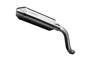 Suzuki SV650 98-02 High Mount Slip On 13" Tri-Oval Stainless Exhaust Muffler Kit - Foto 1 di 4