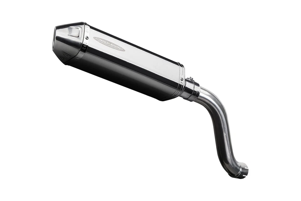 Suzuki SV650 98-02 High Mount Slip On 13" Tri-Oval Stainless Exhaust Muffler Kit - Image 1 of 4