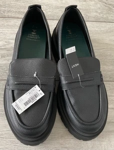 NEXT FOREVER COMFORT SCHWARZE HALBSCHUHE EXTRA BREITE PASSFORM..GRÖSSE 7..BRANDNEU MIT ETIKETT - Bild 1 von 3