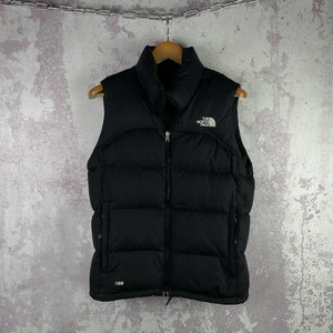 The North Face 700 Women’s Puffer Vest Jacket Outdoor Travel Black Size M - Picture 1 of 10
