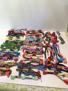 DMC Mouline Special Cotton Floss Thread Lot of 85+ Mixed Colors - Picture 1 of 11